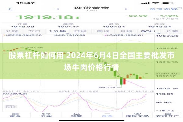 股票杠杆如何用 2024年6月4日全国主要批发市场牛肉价格行情