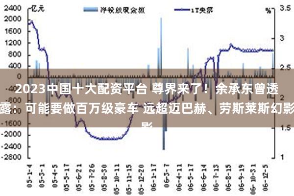 2023中国十大配资平台 尊界来了！余承东曾透露：可能要做百万级豪车 远超迈巴赫、劳斯莱斯幻影